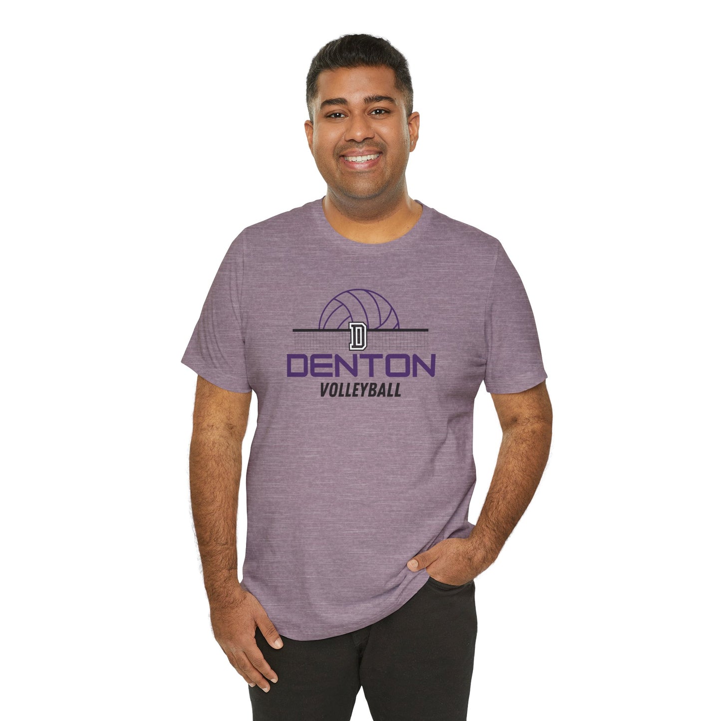 Denton Volleyball Net Tee - Bella Canvas