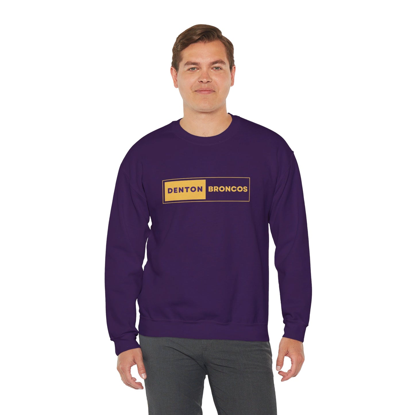 Denton Broncos Block Sweatshirt
