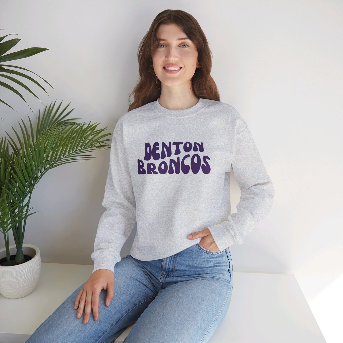 Denton Broncos Retro Sweatshirt