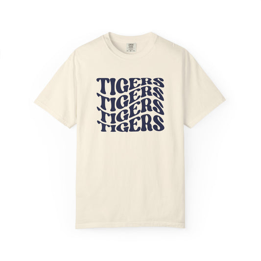 Tigers Wavy Tee - Comfort Colors