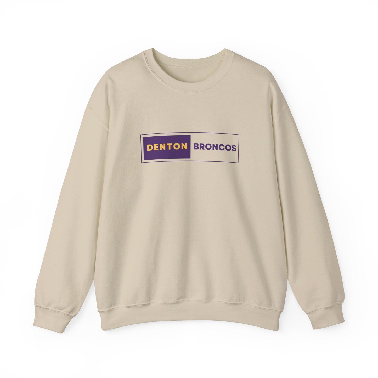 Denton Broncos Block Sweatshirt