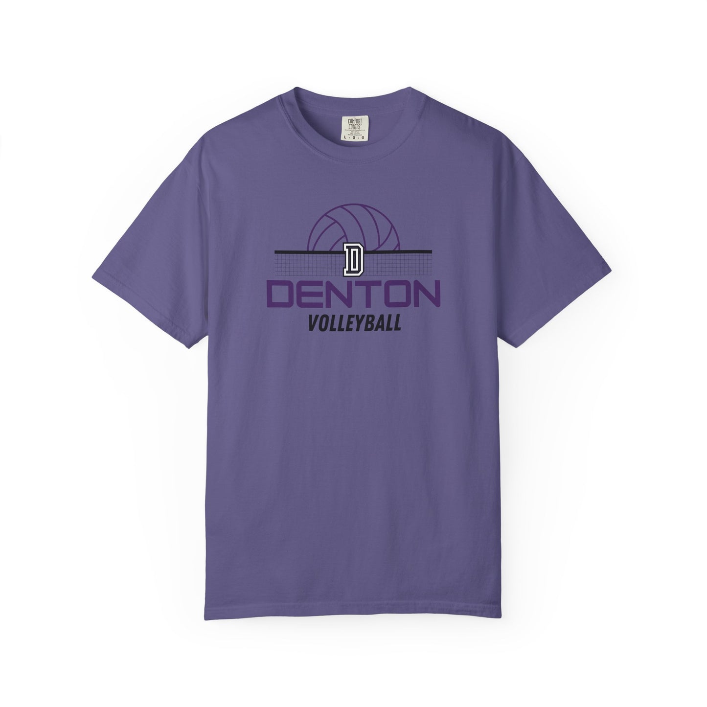 Denton Volleyball Net Tee - Comfort Colors