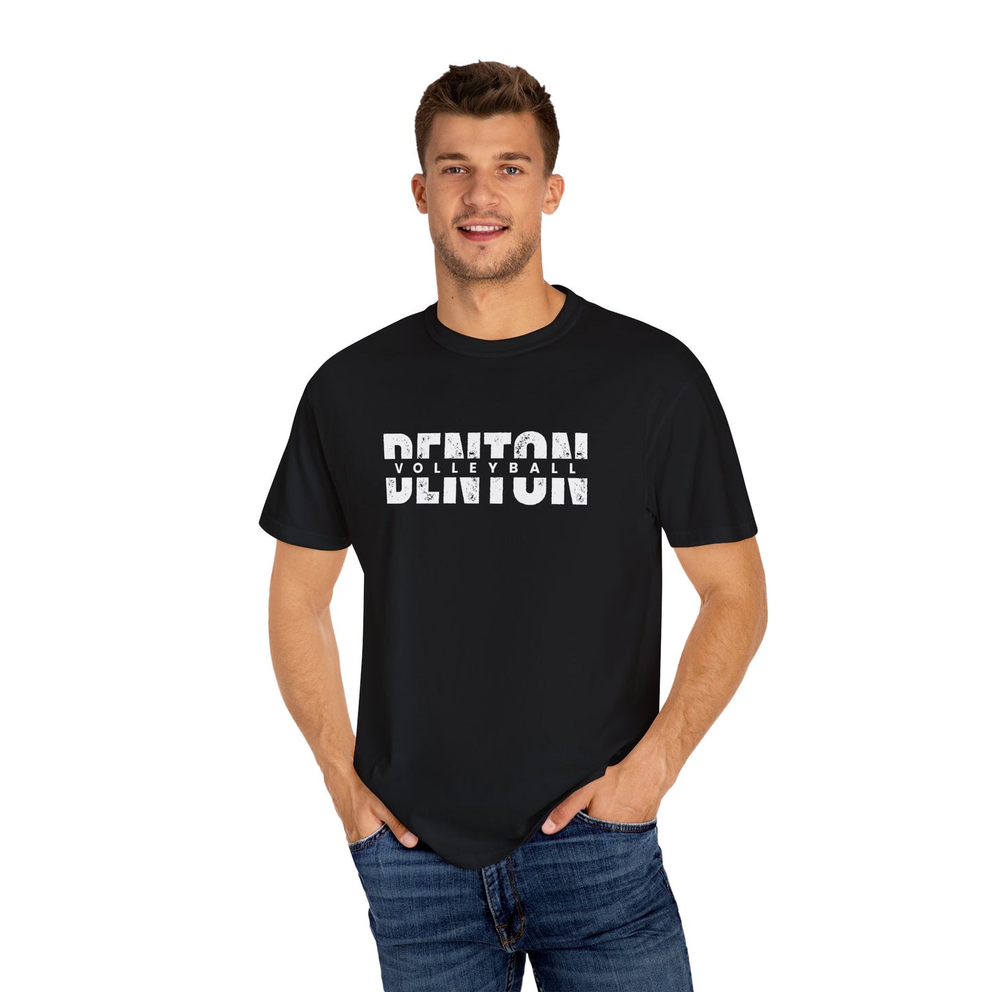 Denton Volleyball Tee - Comfort Colors