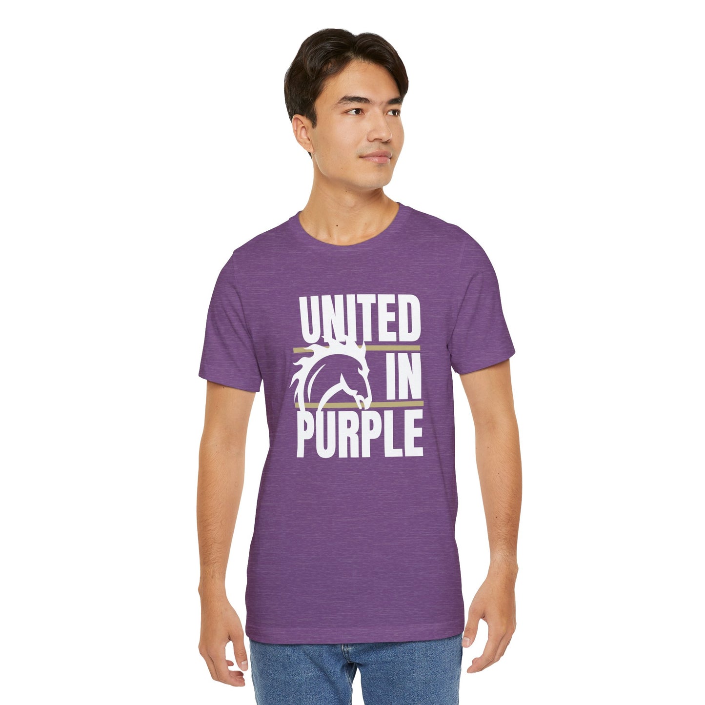 United In Purple Tee - Bella Canvas