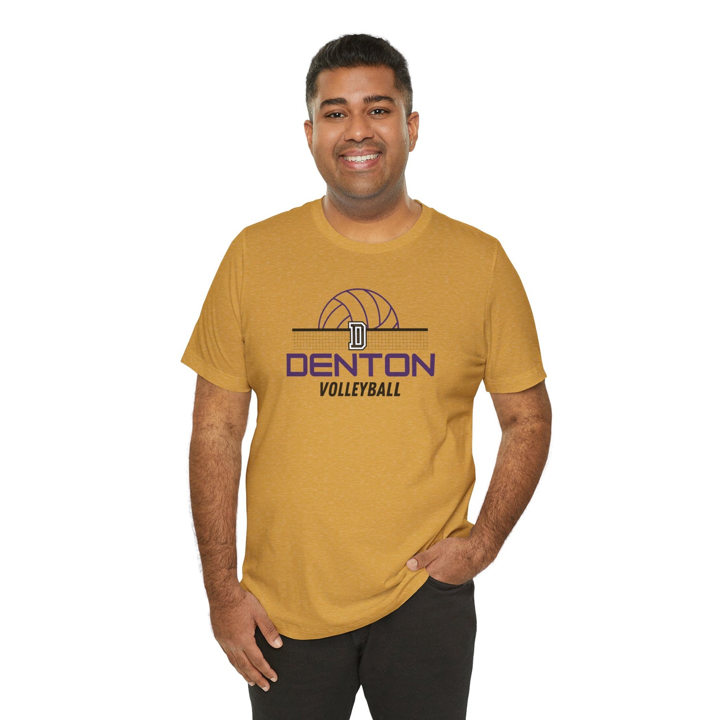 Denton Volleyball Net Tee - Bella Canvas