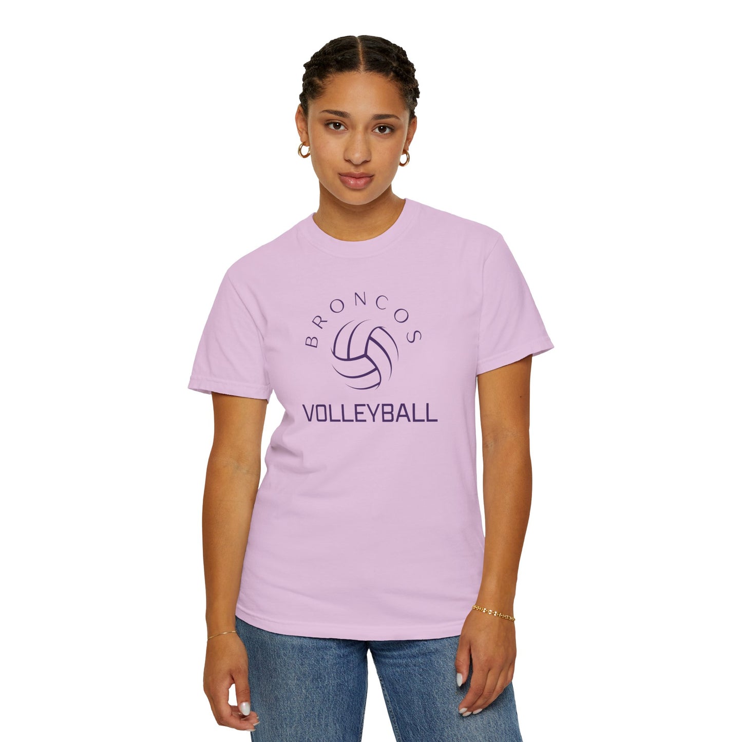 Broncos Volleyball Tee - Comfort Colors