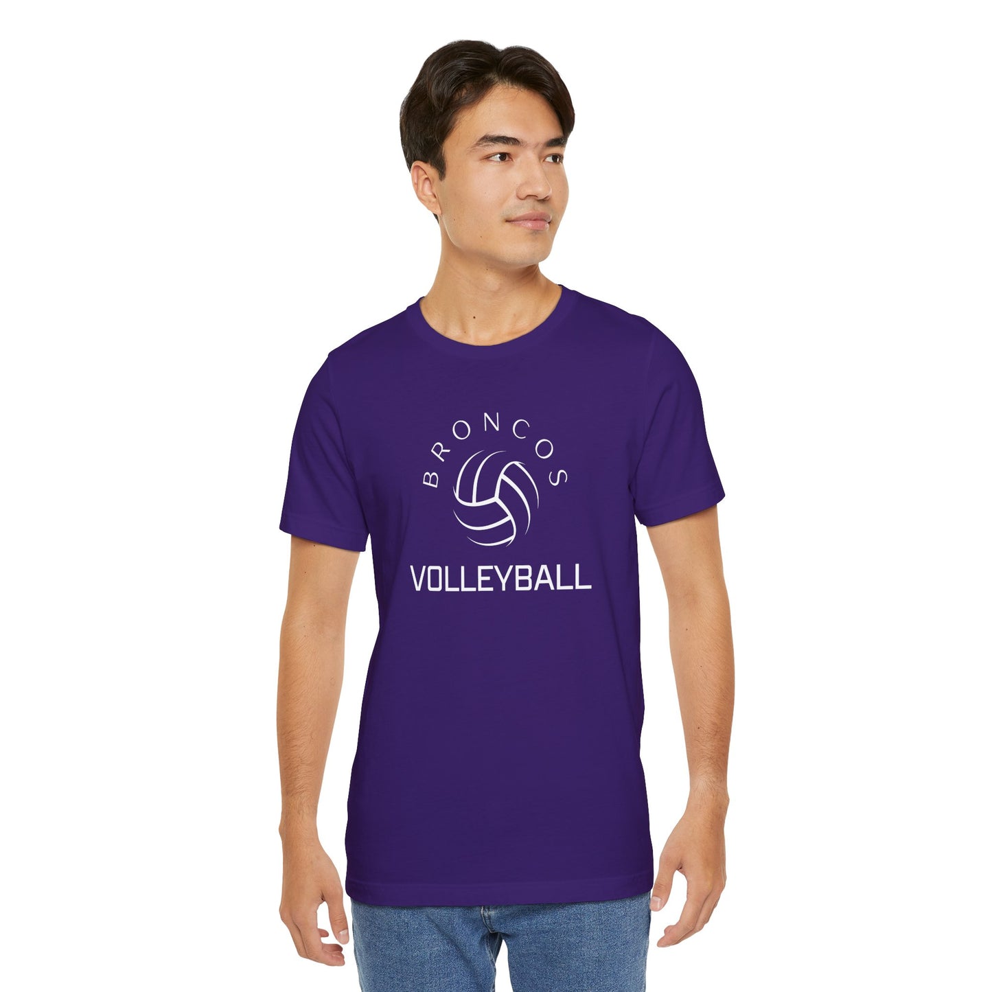 Broncos Volleyball Tee - Bella Canvas