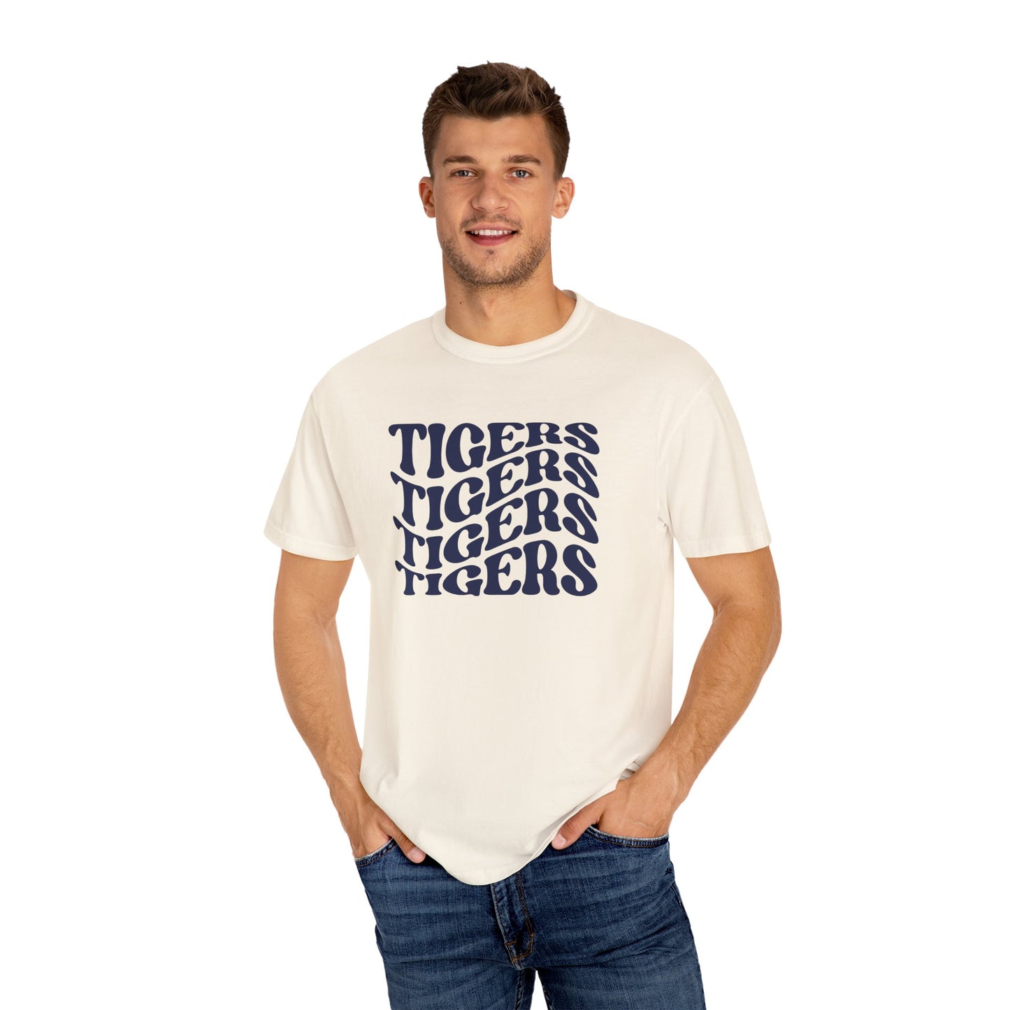 Tigers Wavy Tee - Comfort Colors