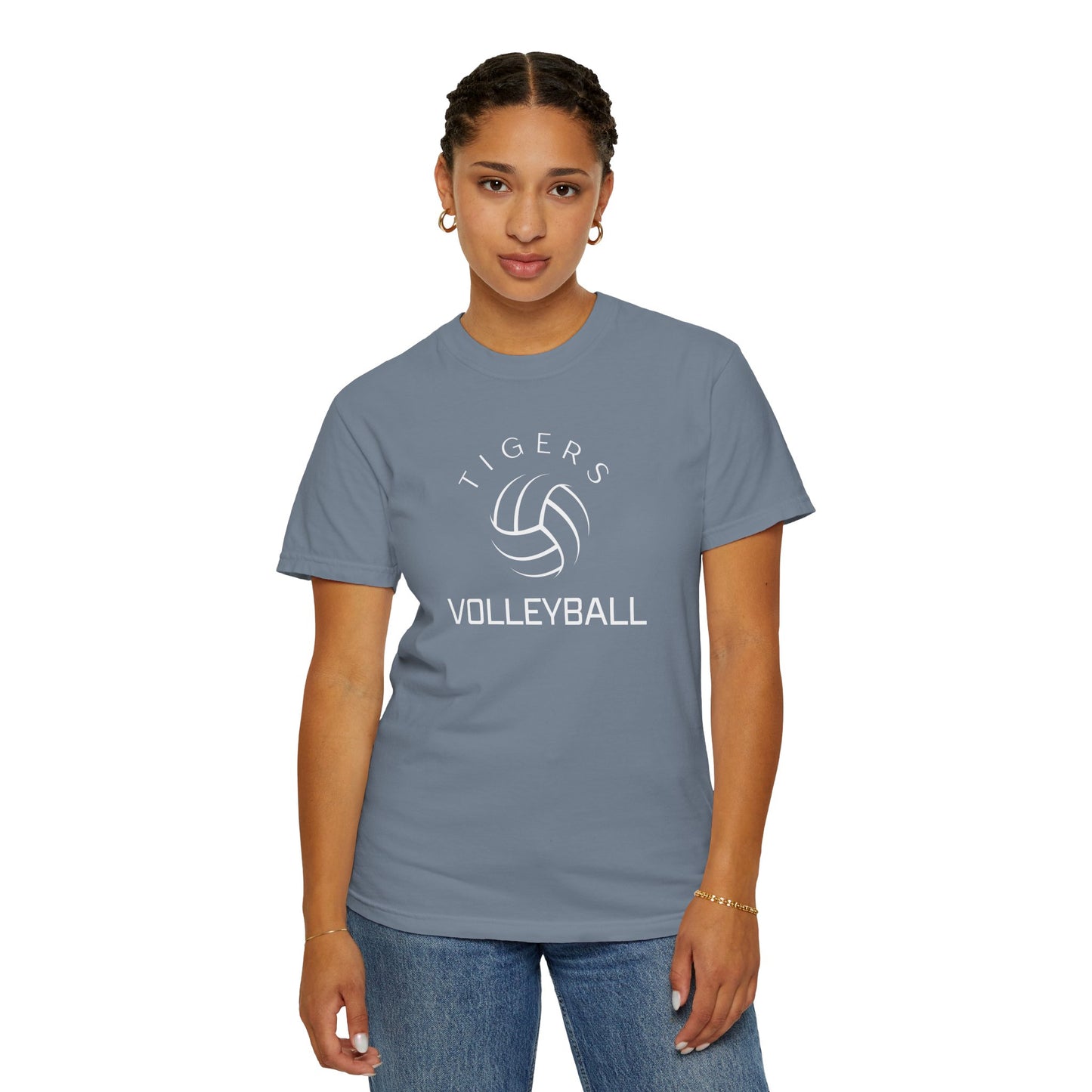 Tigers Volleyball Tee - Comfort Colors