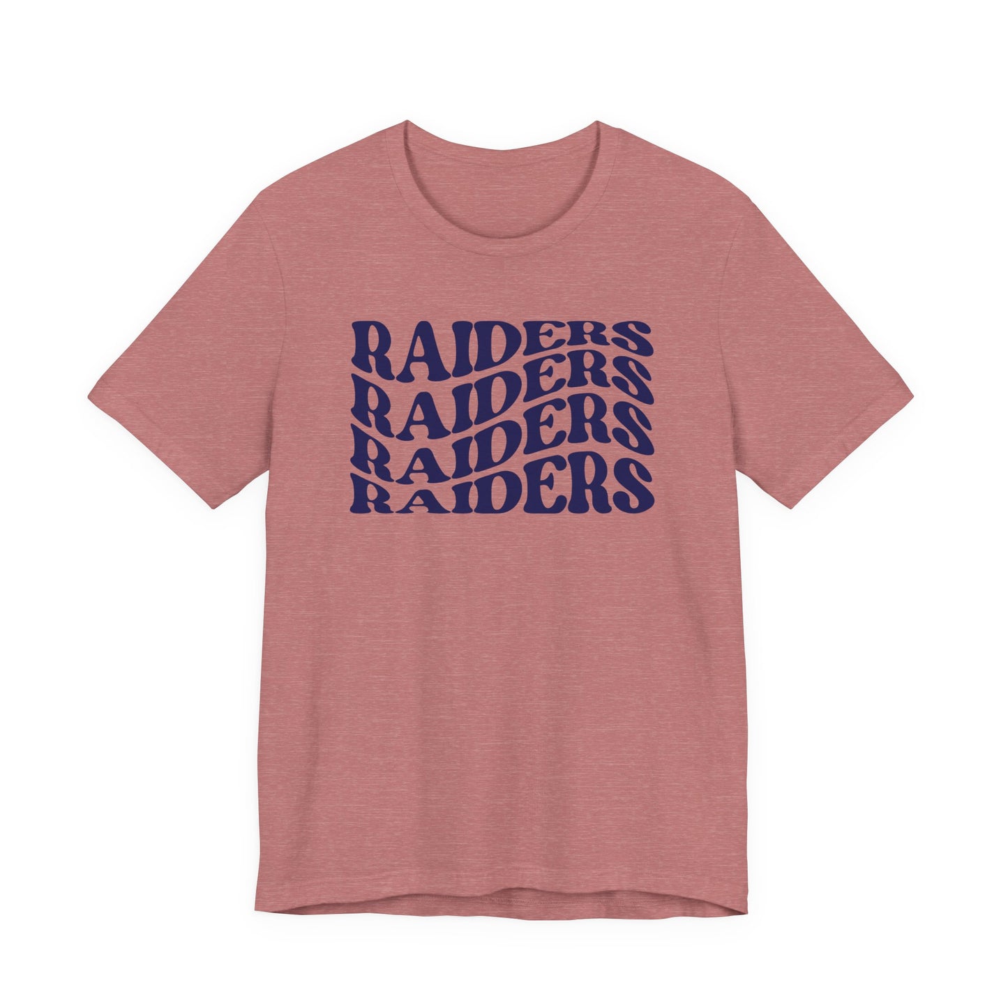 Raiders Wavy Tee - Bella Canvas