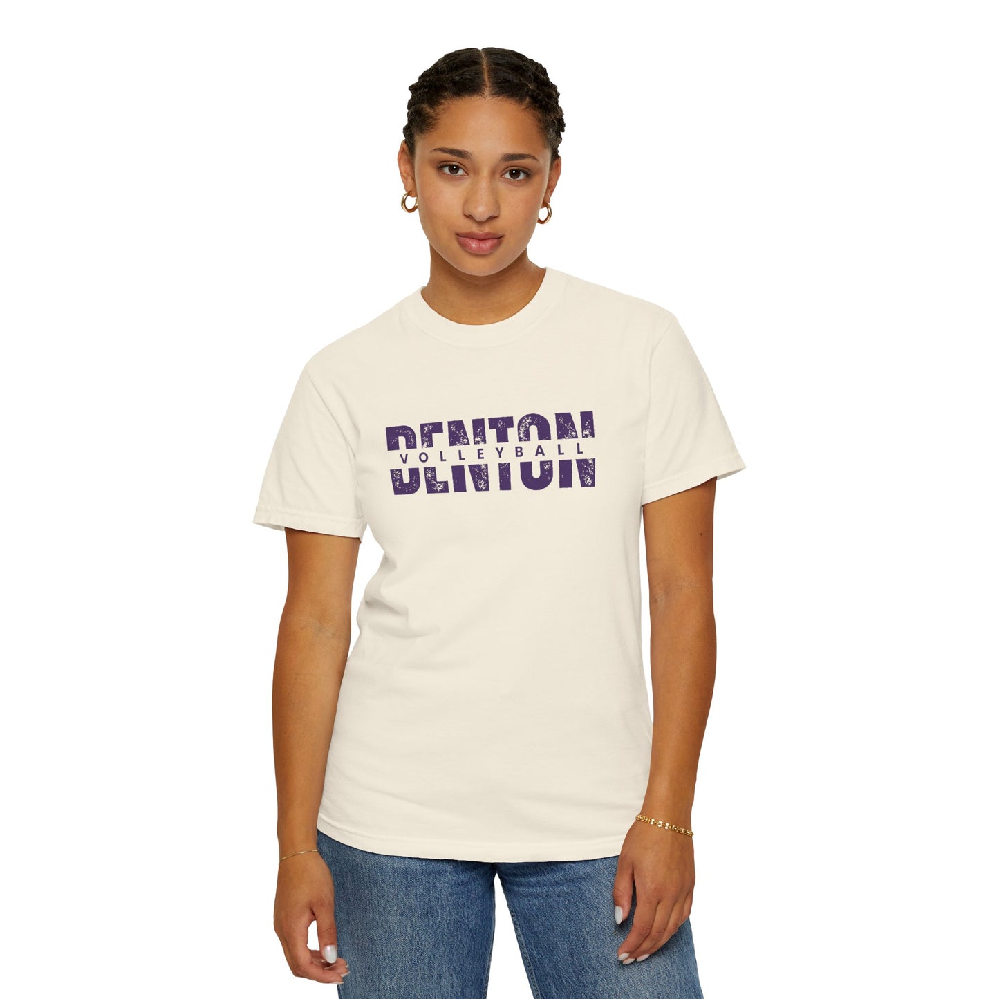 Denton Volleyball Tee - Comfort Colors