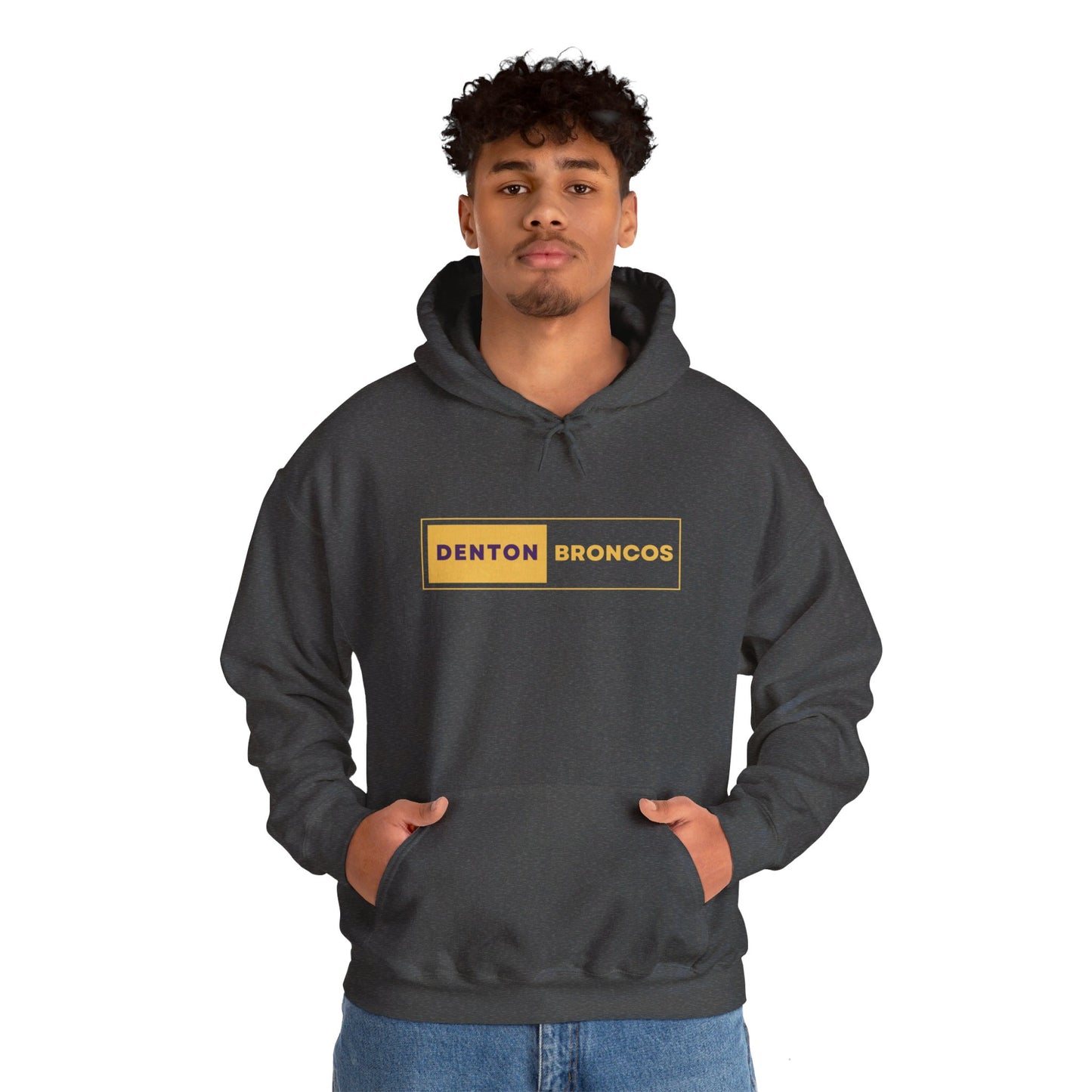 Denton Broncos Block Hoodie
