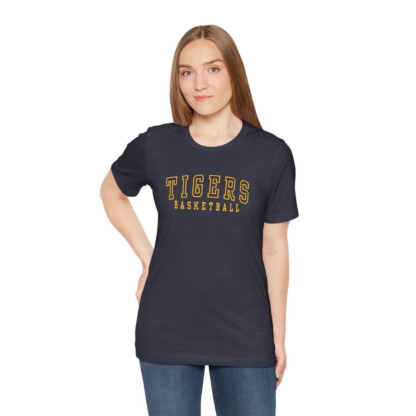 Tigers Basketball Tee - Bella Canvas