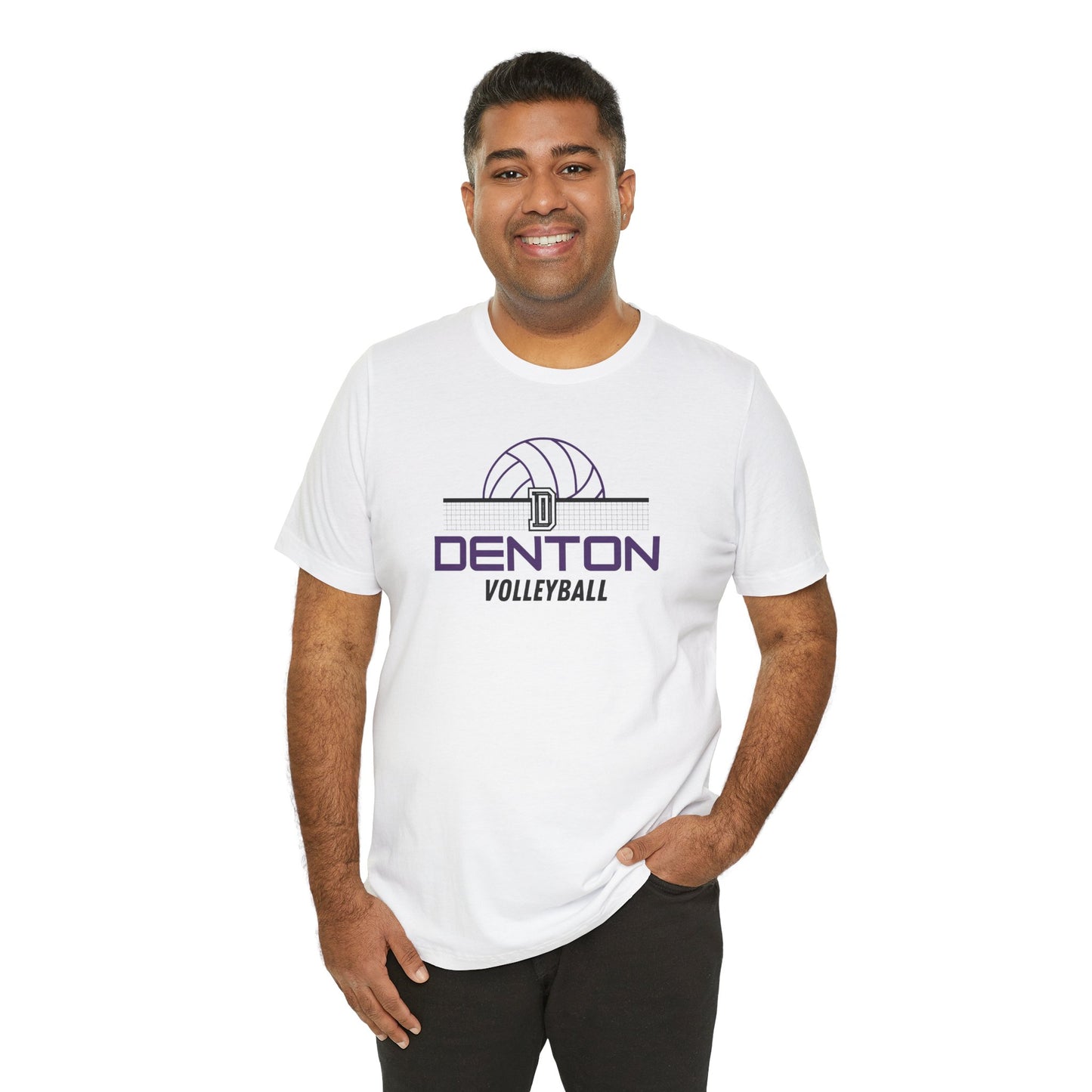 Denton Volleyball Net Tee - Bella Canvas