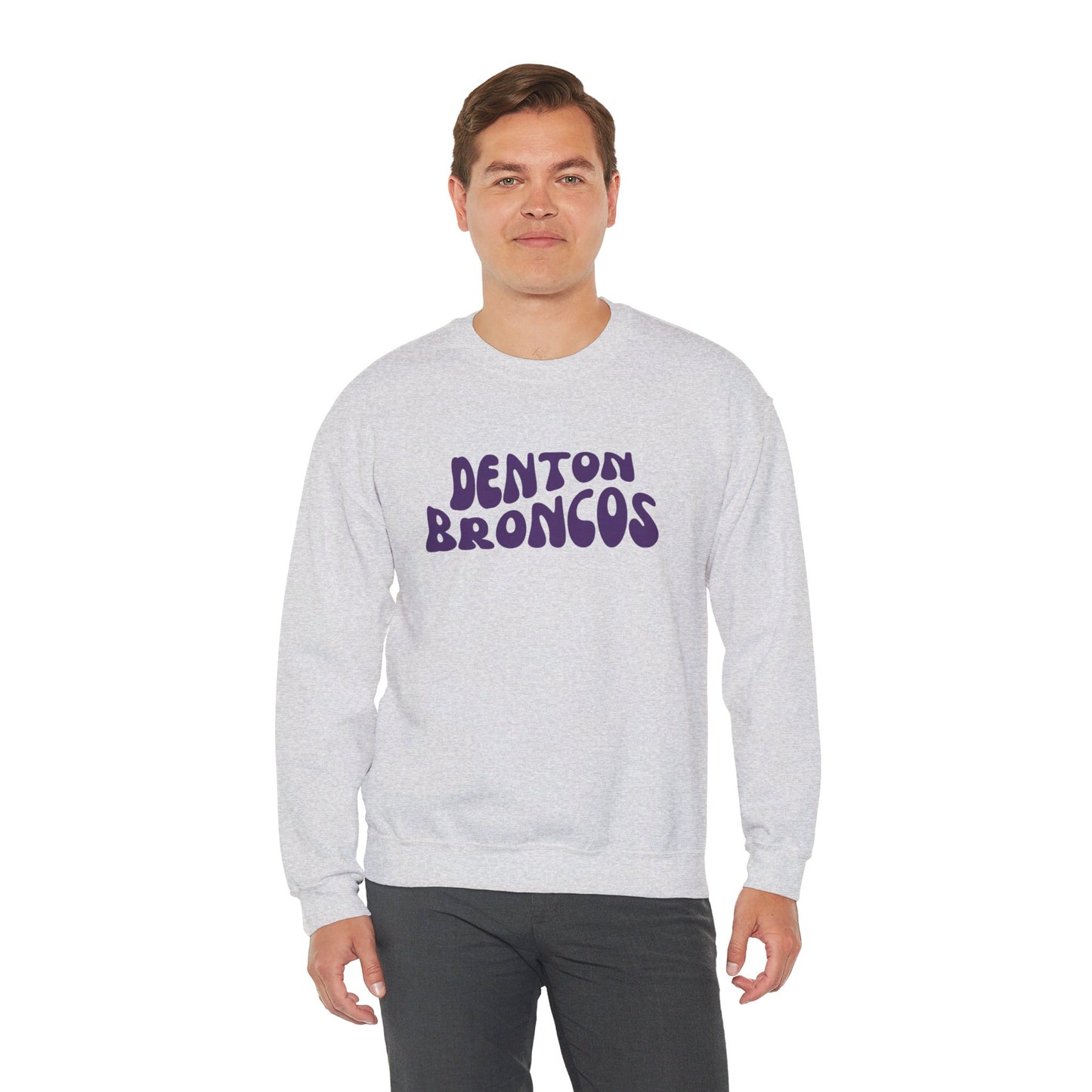 Denton Broncos Retro Sweatshirt